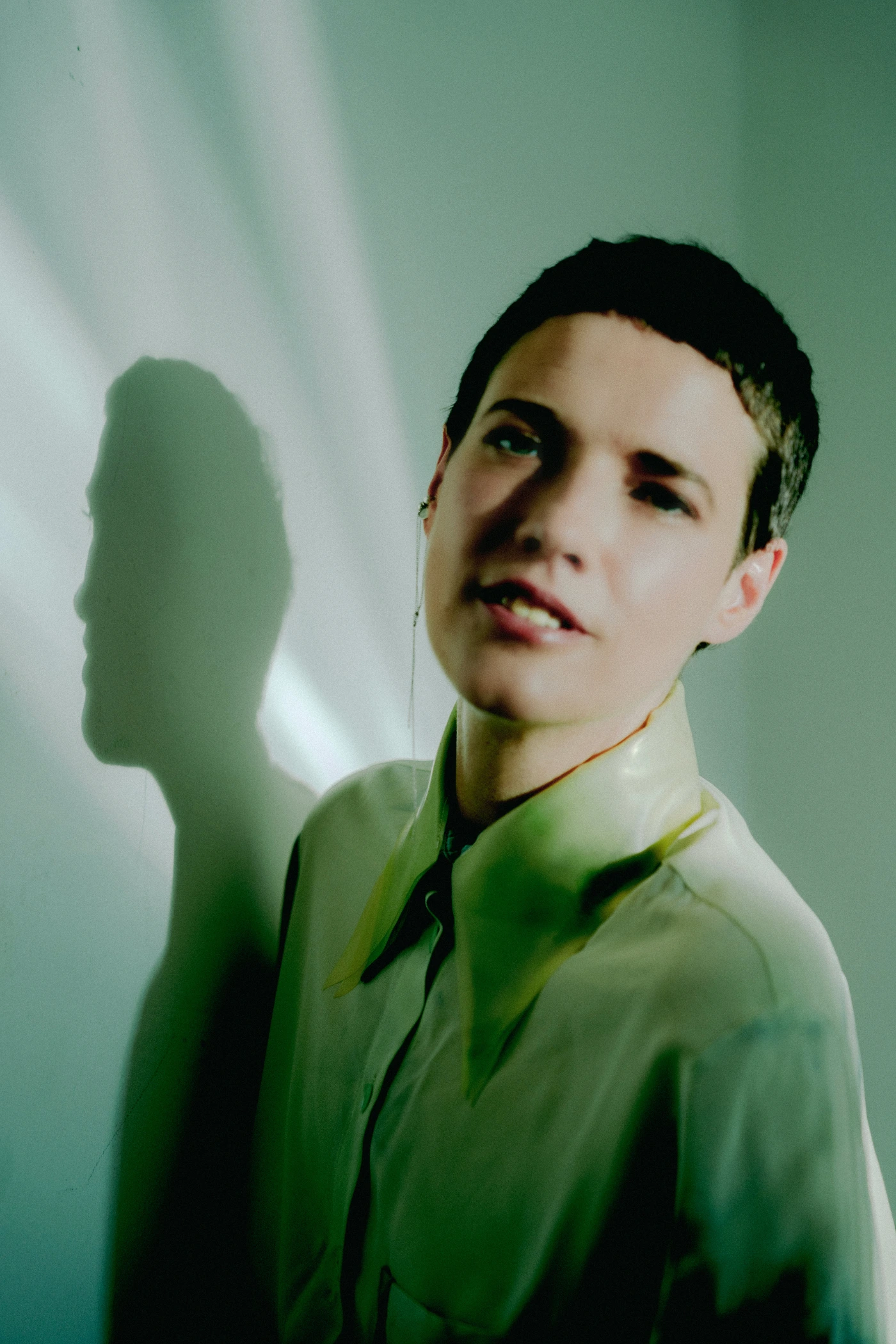 Uschi, green blouse by erifyli_22