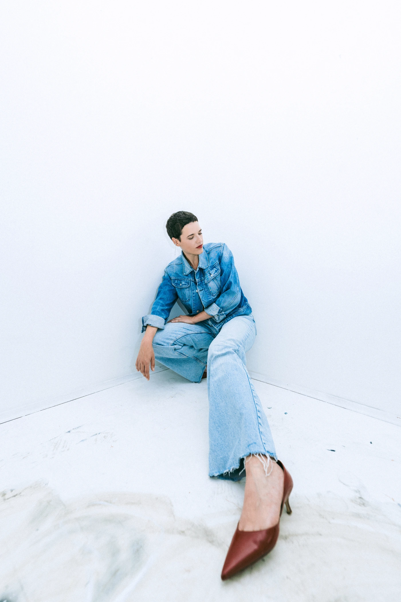 Uschi, jeans & jeans jacket